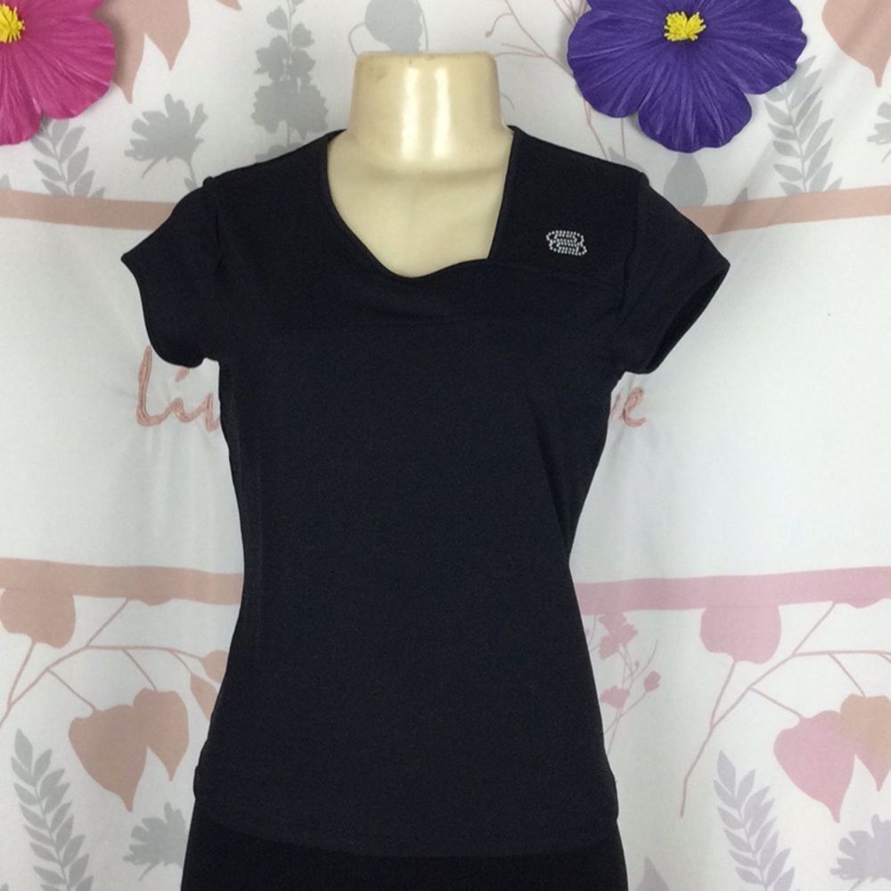Layer 8 Qwick-Dry black blouse Sz M (8/10)